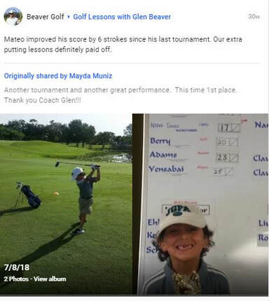 Golf Coach Glen Beaver delivers results,