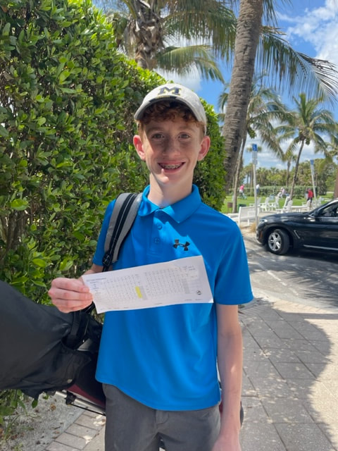 Beaver Golf Student wins closest to the pin prize